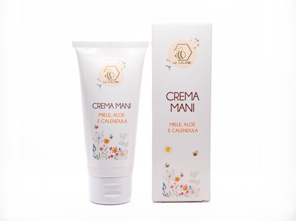 Crema Mani al Miele, Aloe e Calendula, 100 ml